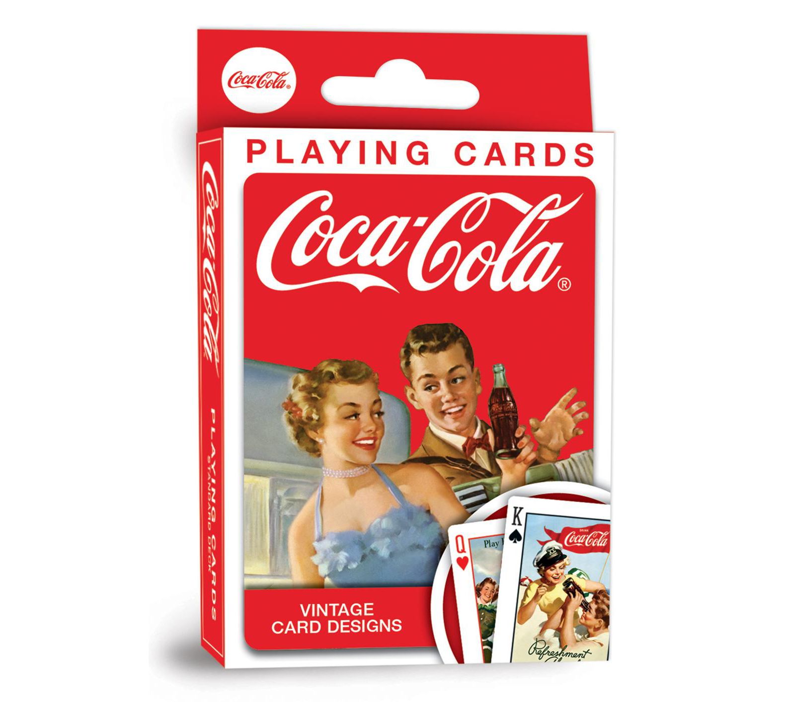 MasterPieces Coca-Cola Игральные карты в винтажном дизайне - колода 54 карты