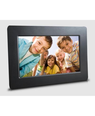 Sungale 7 inch Digital Photo Frame, Black, 1024x600 - USB & SD card Support