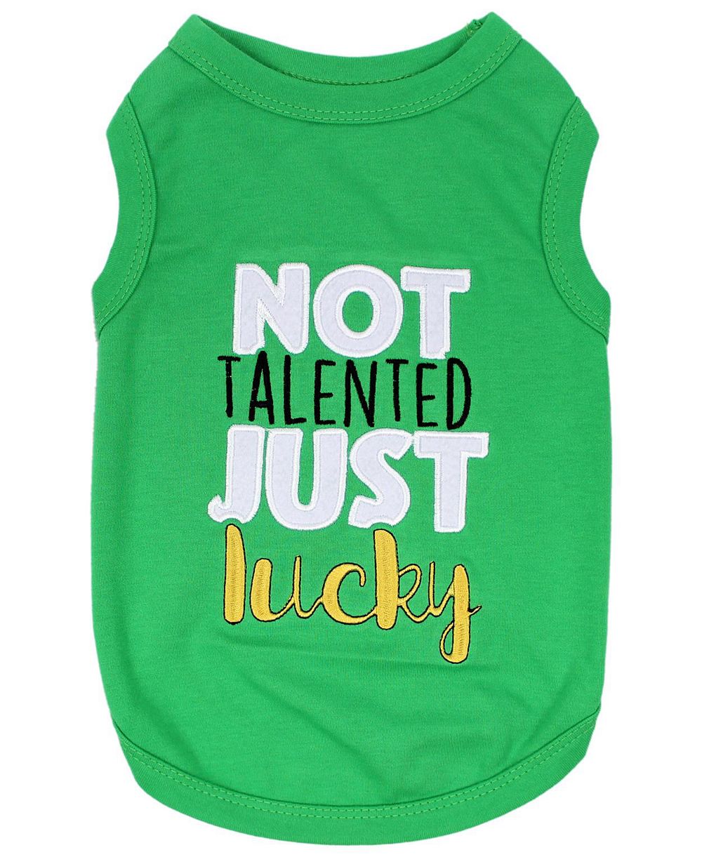 Parisian Pet Not Talented Just Lucky Dog and Cat Tee