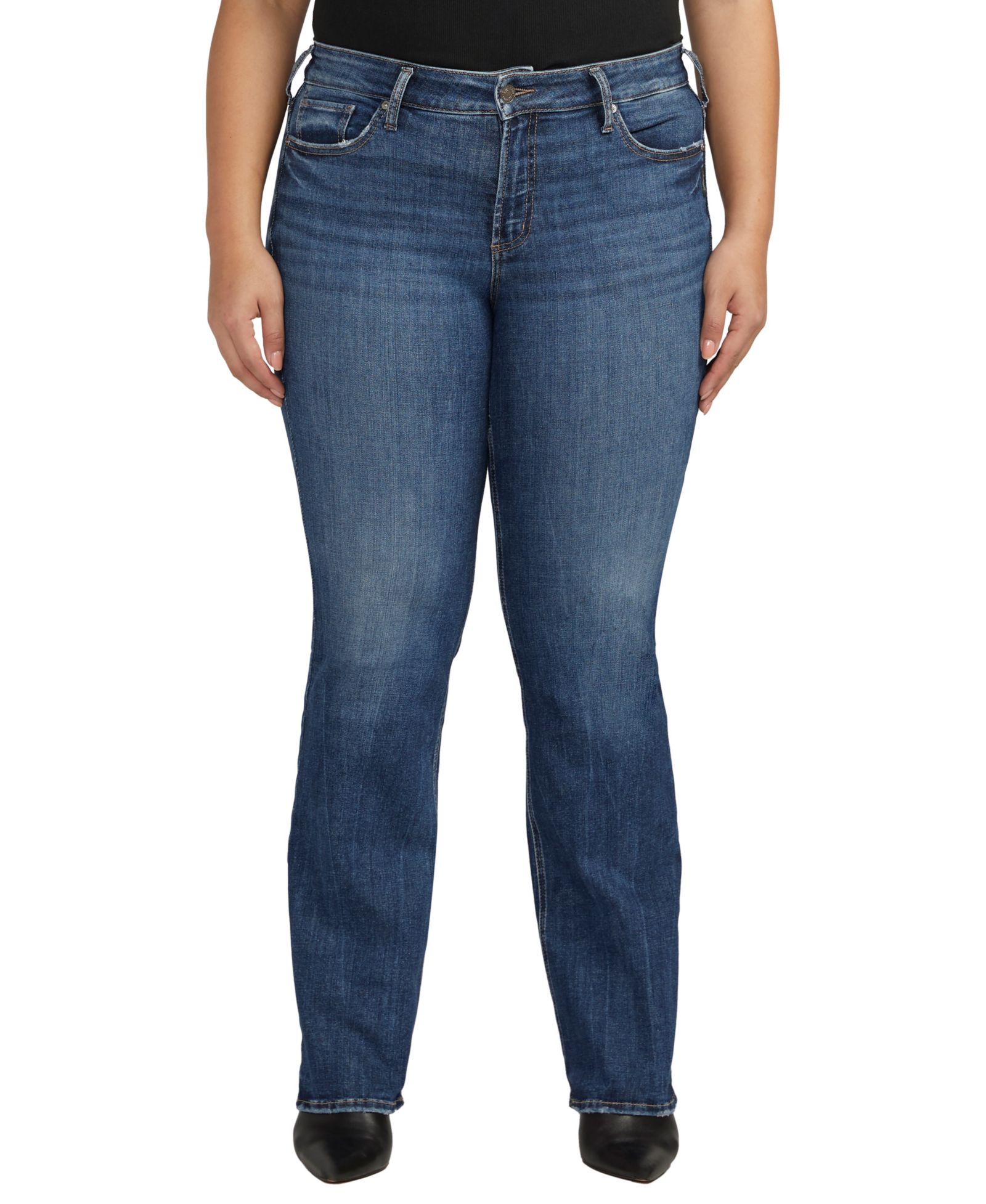 Джинсы Silver Jeans Co. Plus Size Suki Mid Rise Slim Bootcut