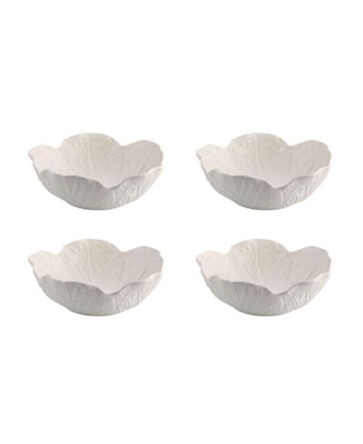 Bordallo Pinheiro Cabbage Cereal Bowls, Set of 4