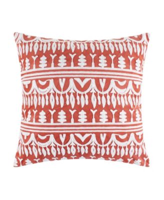 Levtex Tamiya Embroidered Decorative Pillow, 18" x 18"