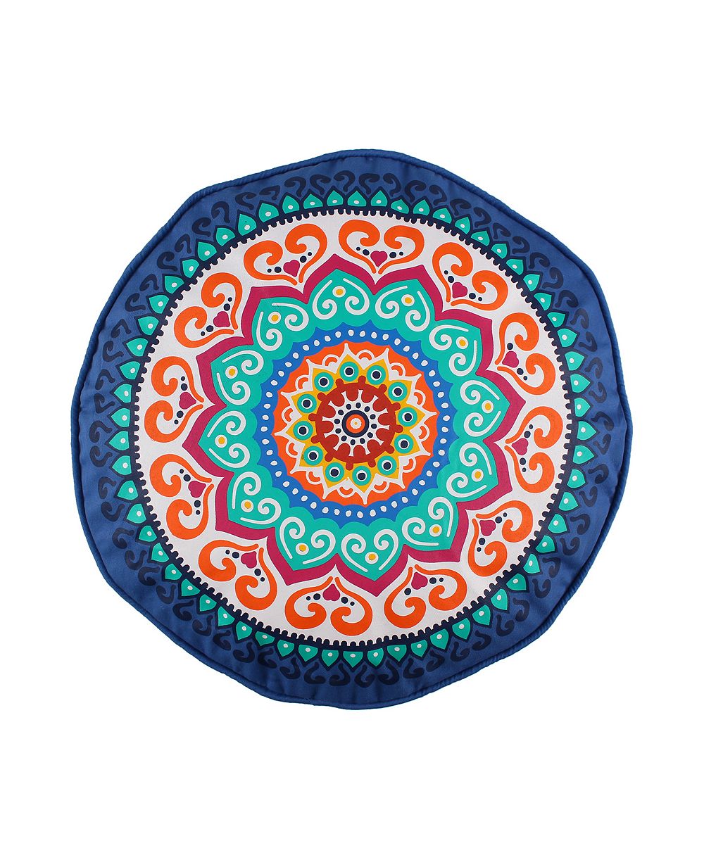 Levtex Fantasia Boho Printed Decorative Pillow, 18" Round