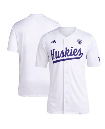 Мужская джерси adidas White Washington Huskies Team Baseball