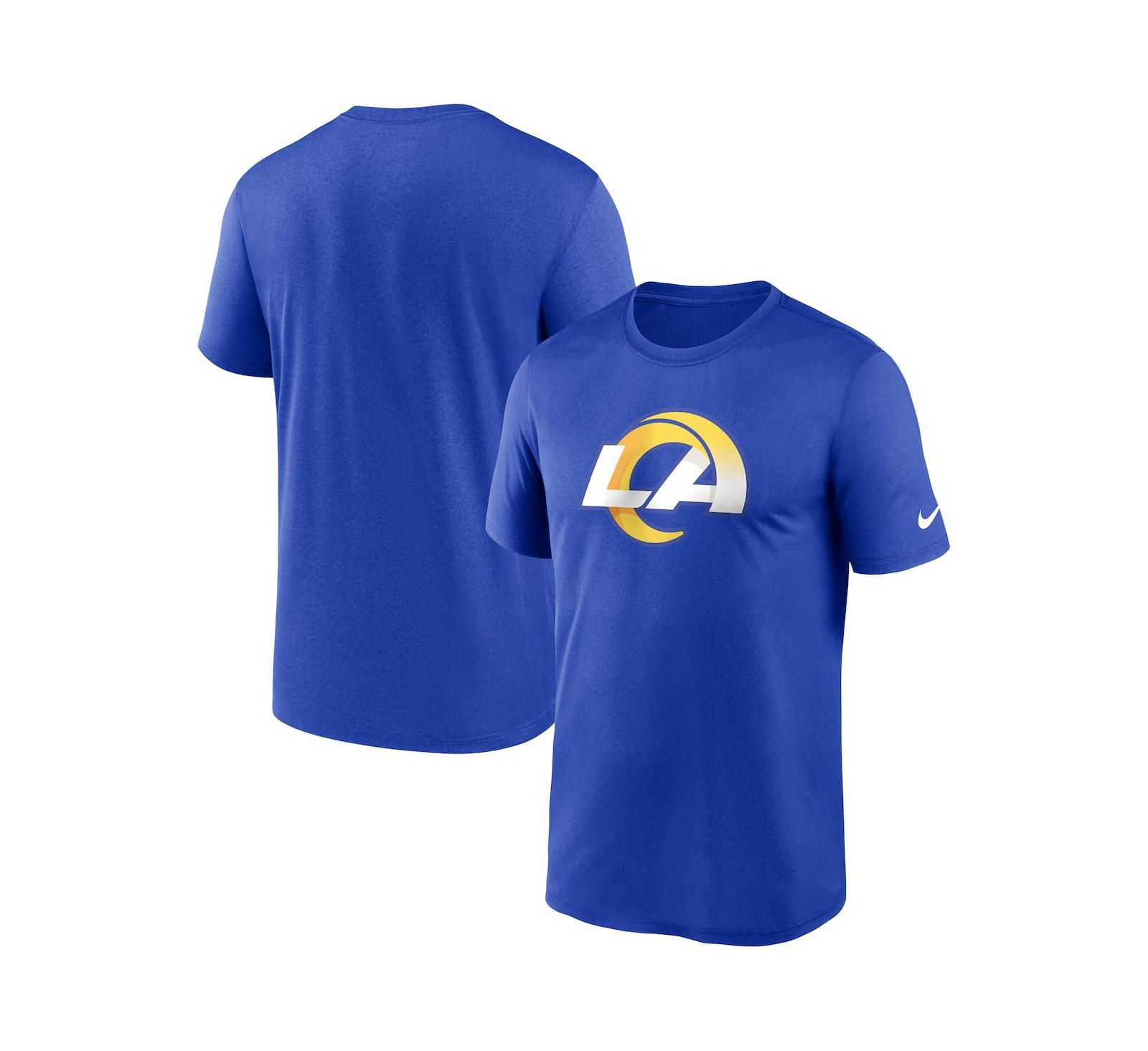 Мужская футболка Nike Royal Los Angeles Rams Legend Logo Performance T-shirt