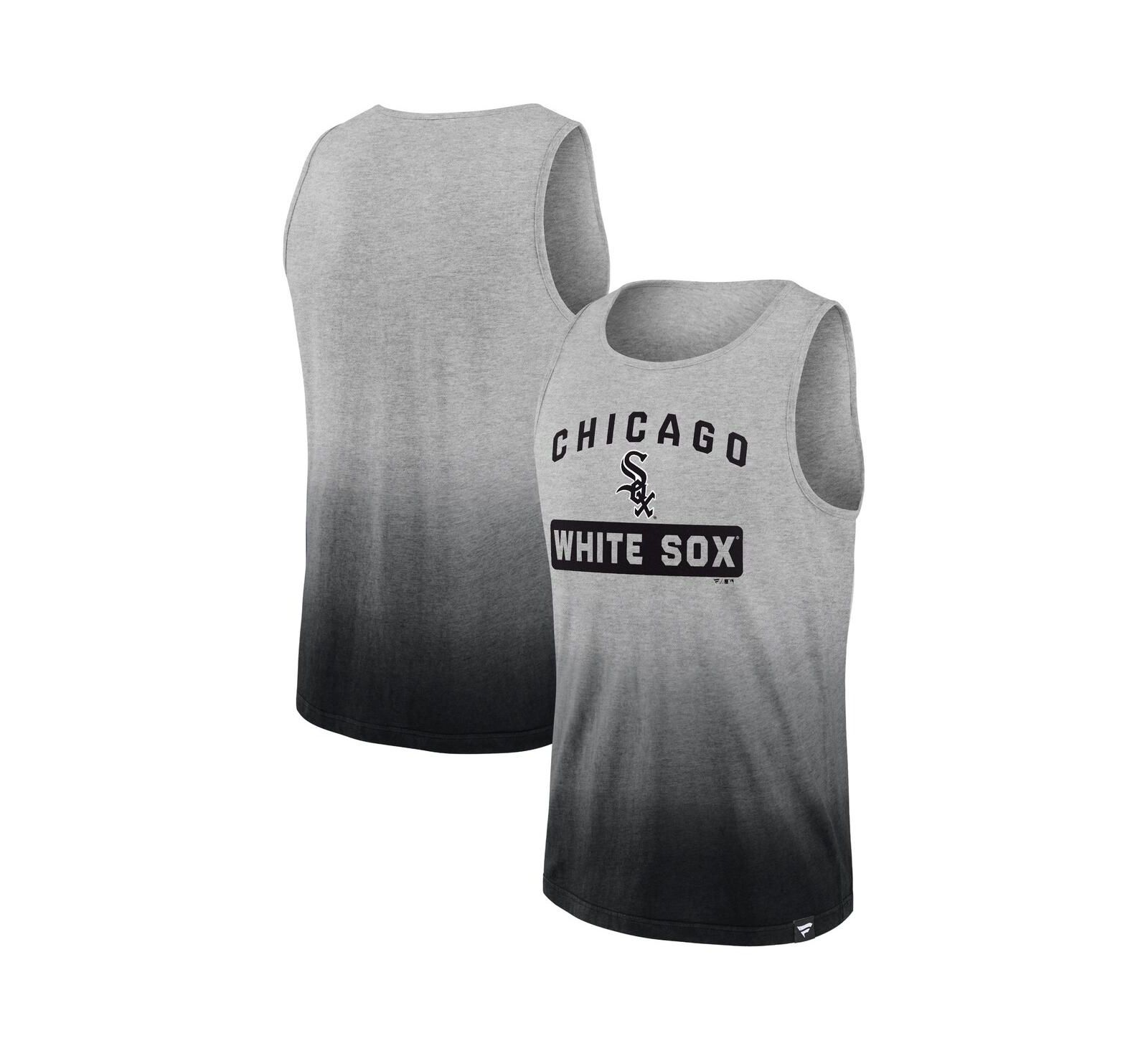 Мужской майка Fanatics Chicago White Sox серого и черного цвета