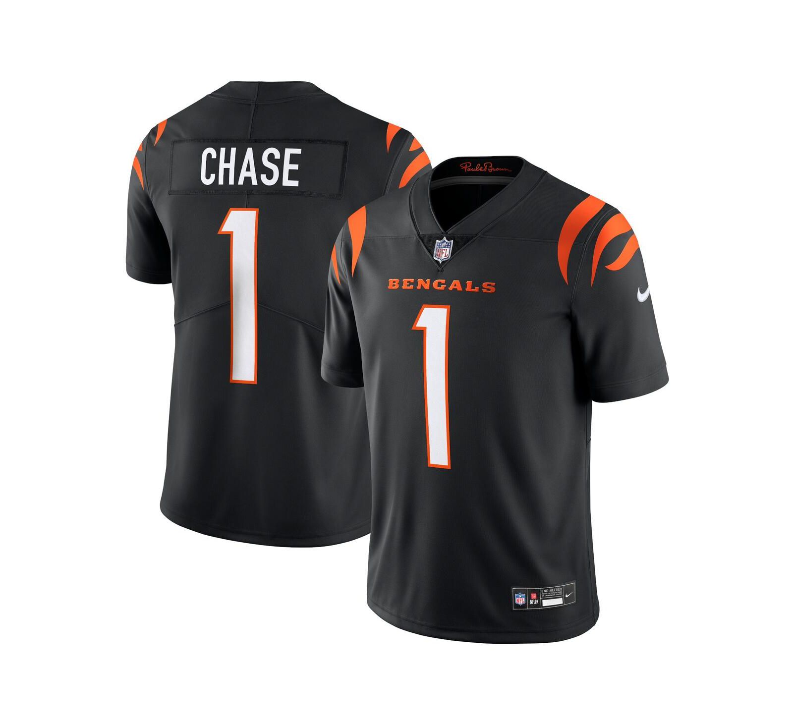 Nike Men's Ja'Marr Chase Cincinnati Bengals Vapor Untouchable Limited Jersey