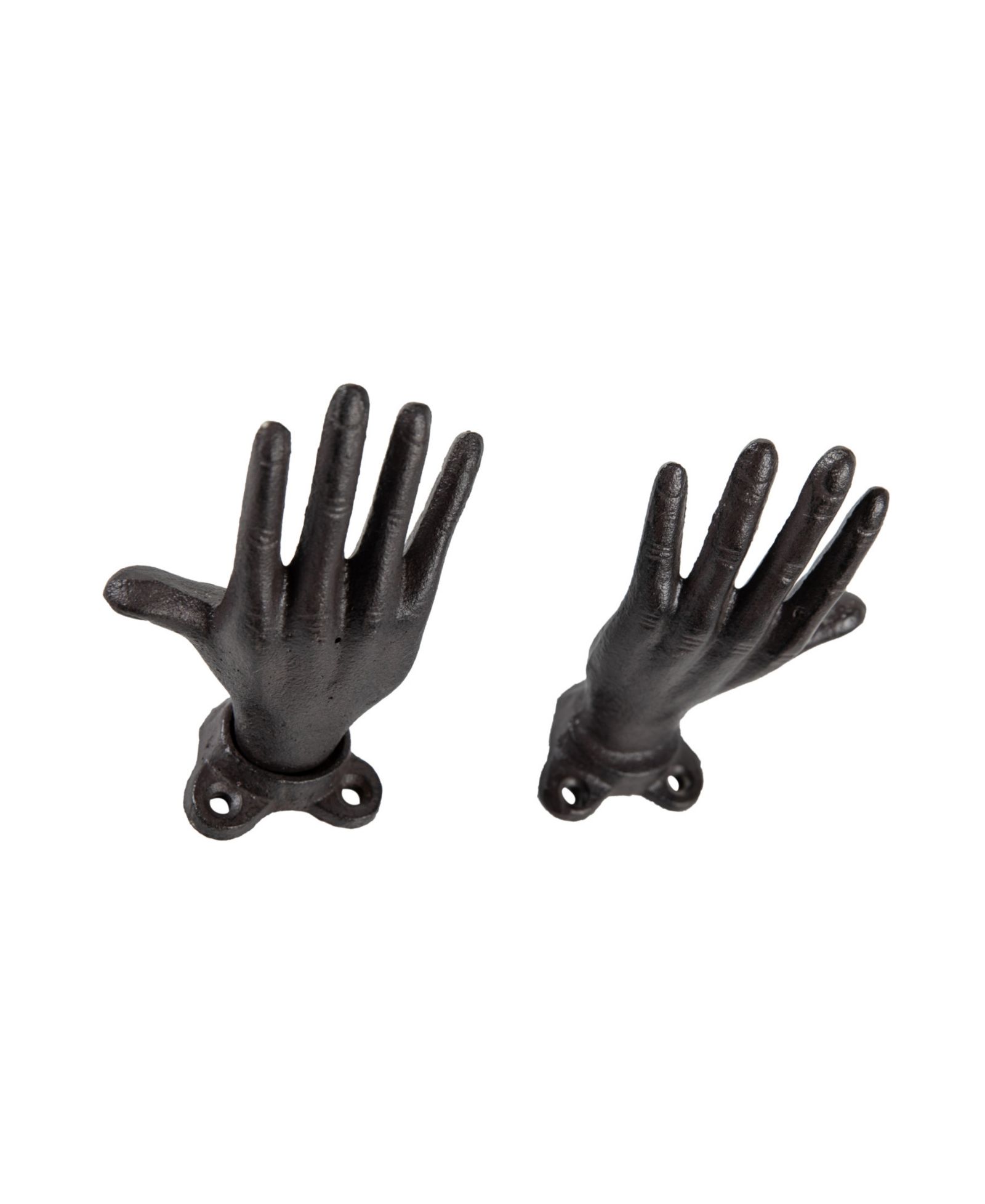 Danya B "Palms Up" Cast Iron Wall Mount Hook Set