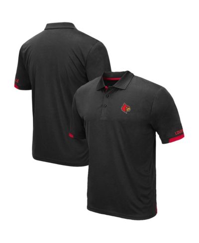 Мужская поло-рубашка Colosseum Black Louisville Cardinals Big and Tall