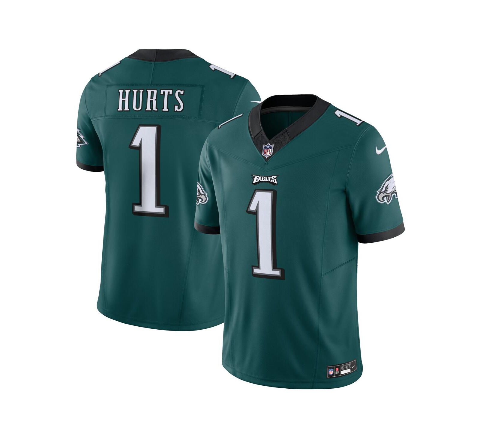 Мужская джерси Nike Jalen Hurts Philadelphia Eagles Vapor F.U.S.E. Limited