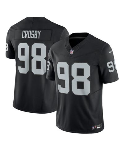 Мужская джерси Nike Maxx Crosby Black Las Vegas Raiders Vapor F.U.S.E. Limited