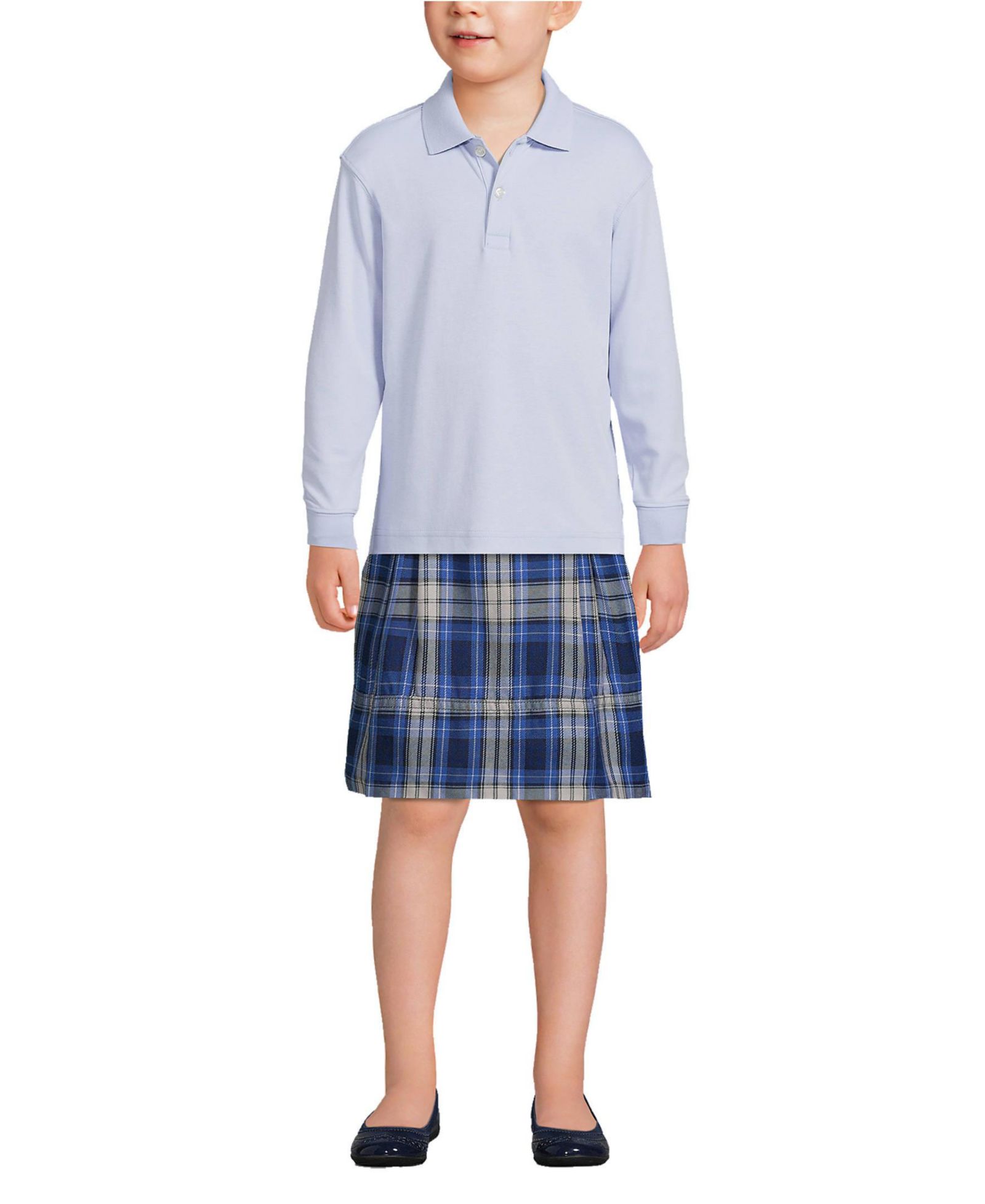 Детская рубашка-поло Lands' End School Uniform
