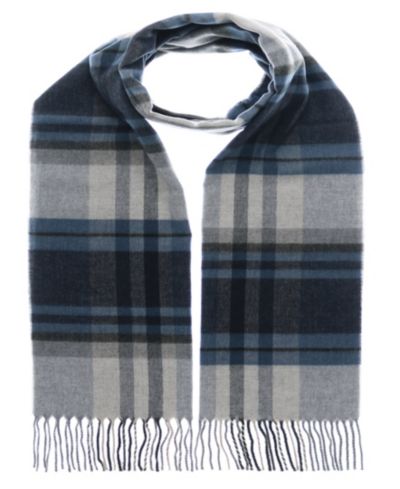 V. Fraas Men's Plaid Scarf