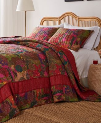 Комплект покрывал Greenland Home Fashions Jewel Kantha, King/California King