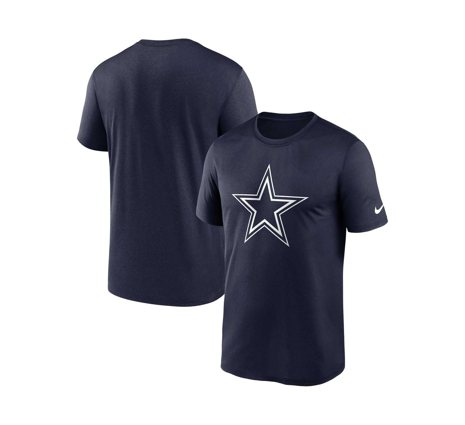 Men's Nike Navy Dallas Cowboys Legend Logo Performance T-shirt