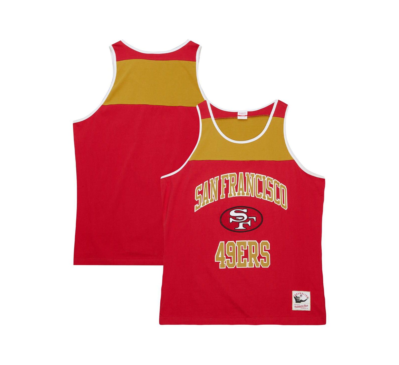 Мужской топ Mitchell & Ness San Francisco 49ers Heritage