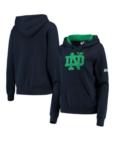 Женское худи Stadium Athletic с большим логотипом Notre Dame Fighting Irish