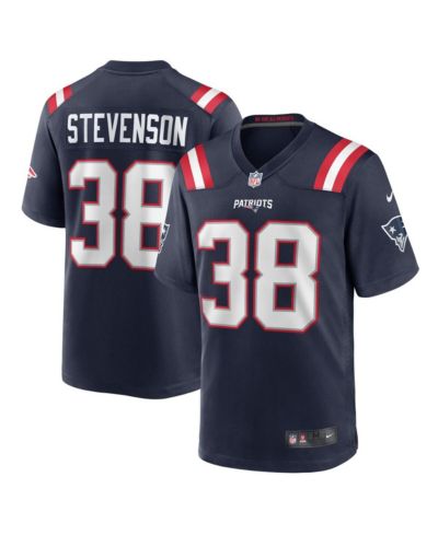 Мужская игровая джерси Nike Rhamondre Stevenson New England Patriots Navy