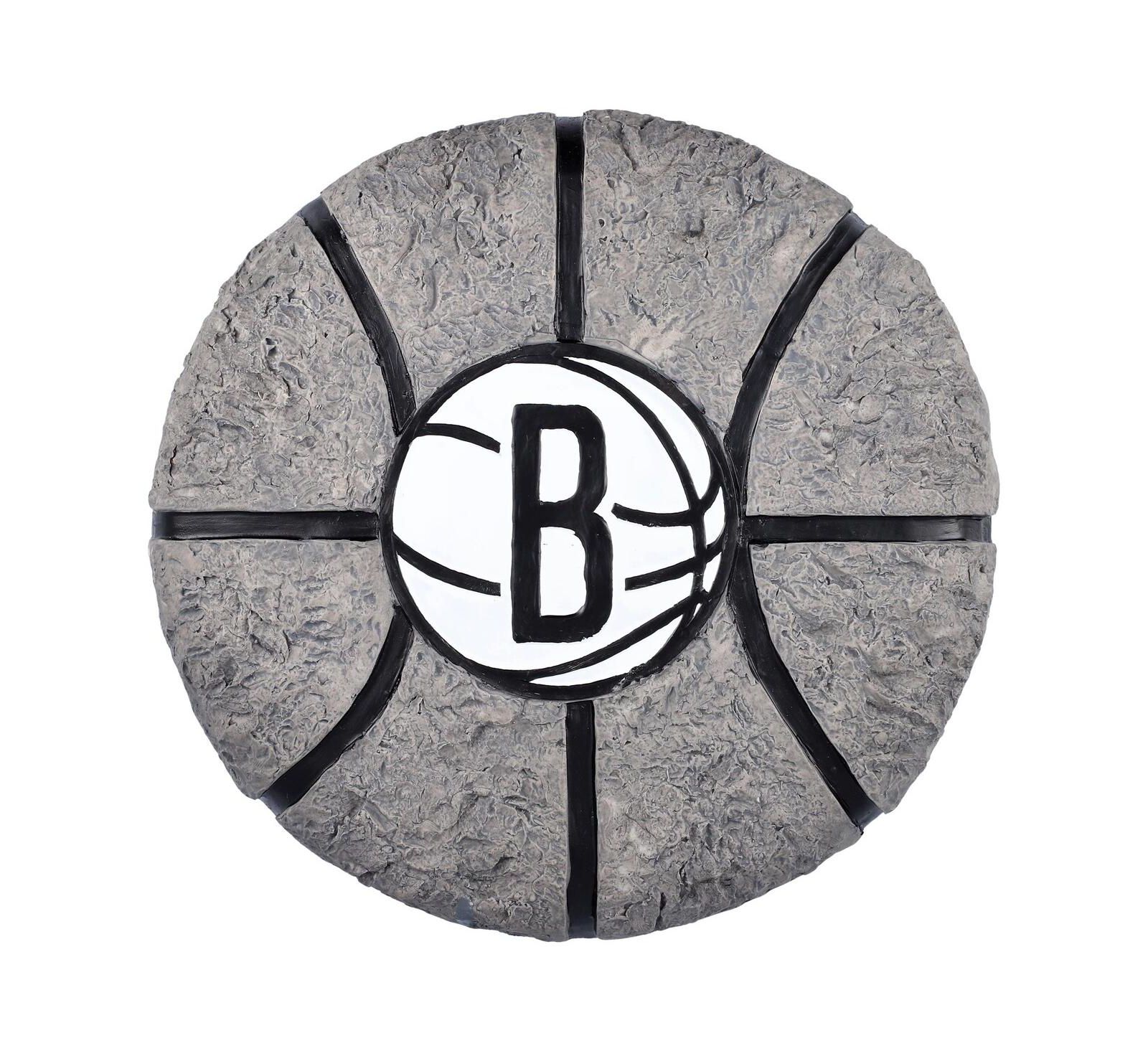 FOCO Brooklyn Nets Ball Garden Stone