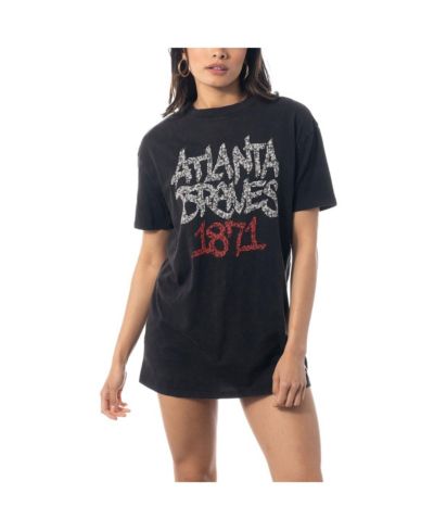 Женское платье-футболка The Wild Collective Black Atlanta Braves