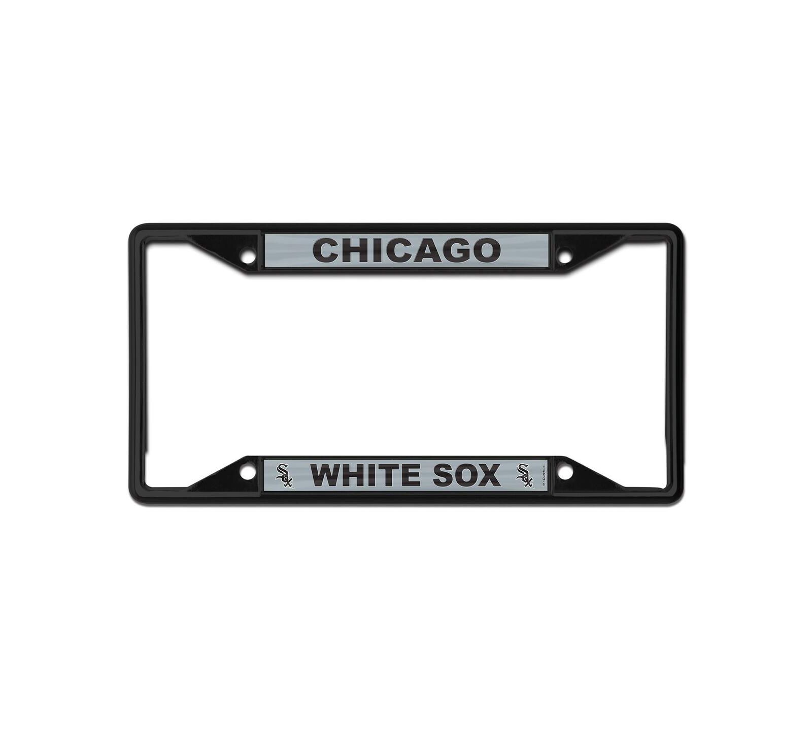Wincraft Chicago White Sox Chrome Color License Plate Frame