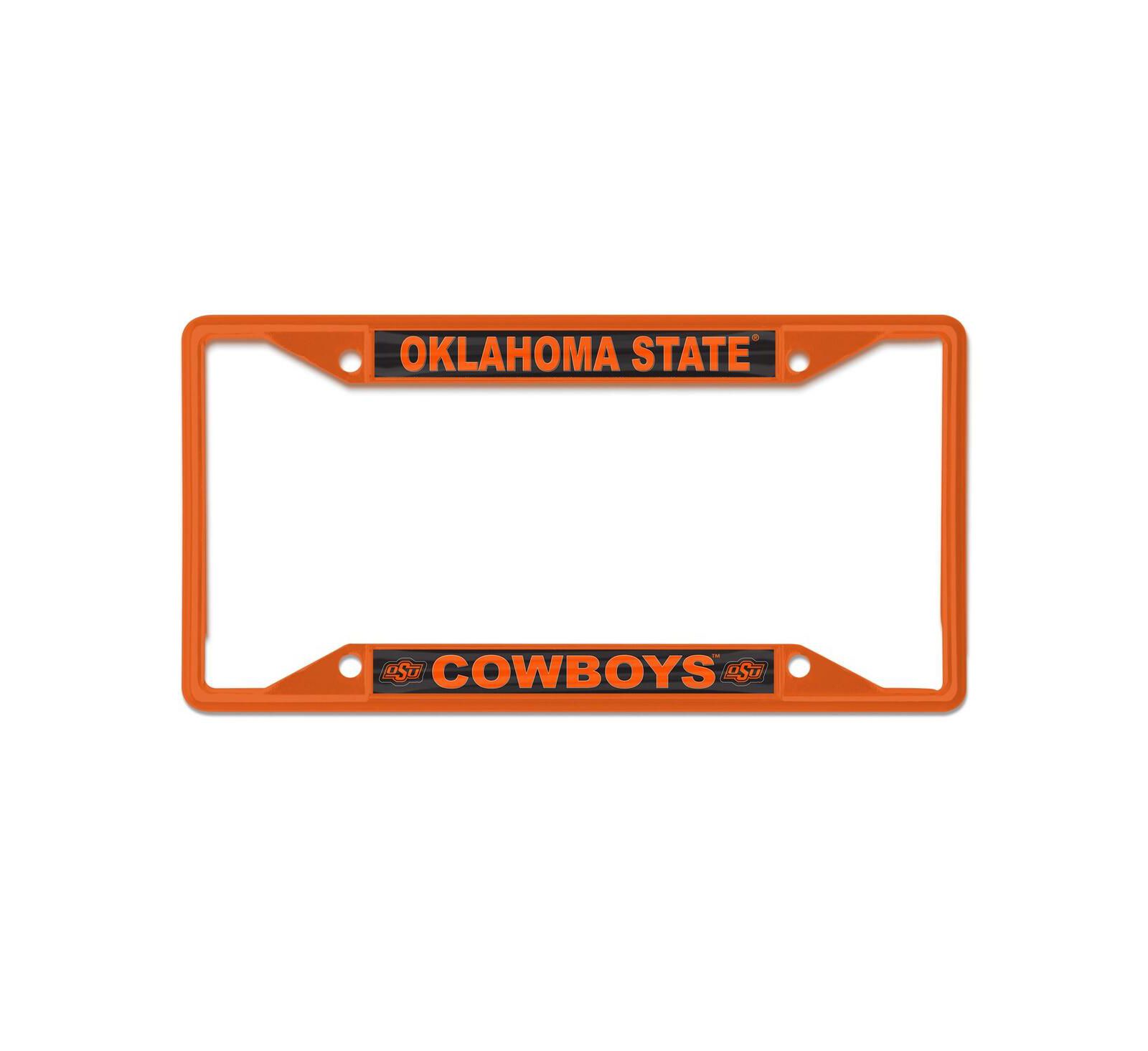 Рамка для номерного знака Wincraft Oklahoma State Cowboys Chrome Colored