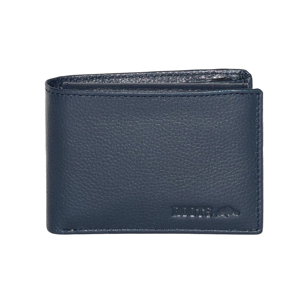 Мужской кожаный кошелек Roots Men's Slimfold со съемным отделением для ID