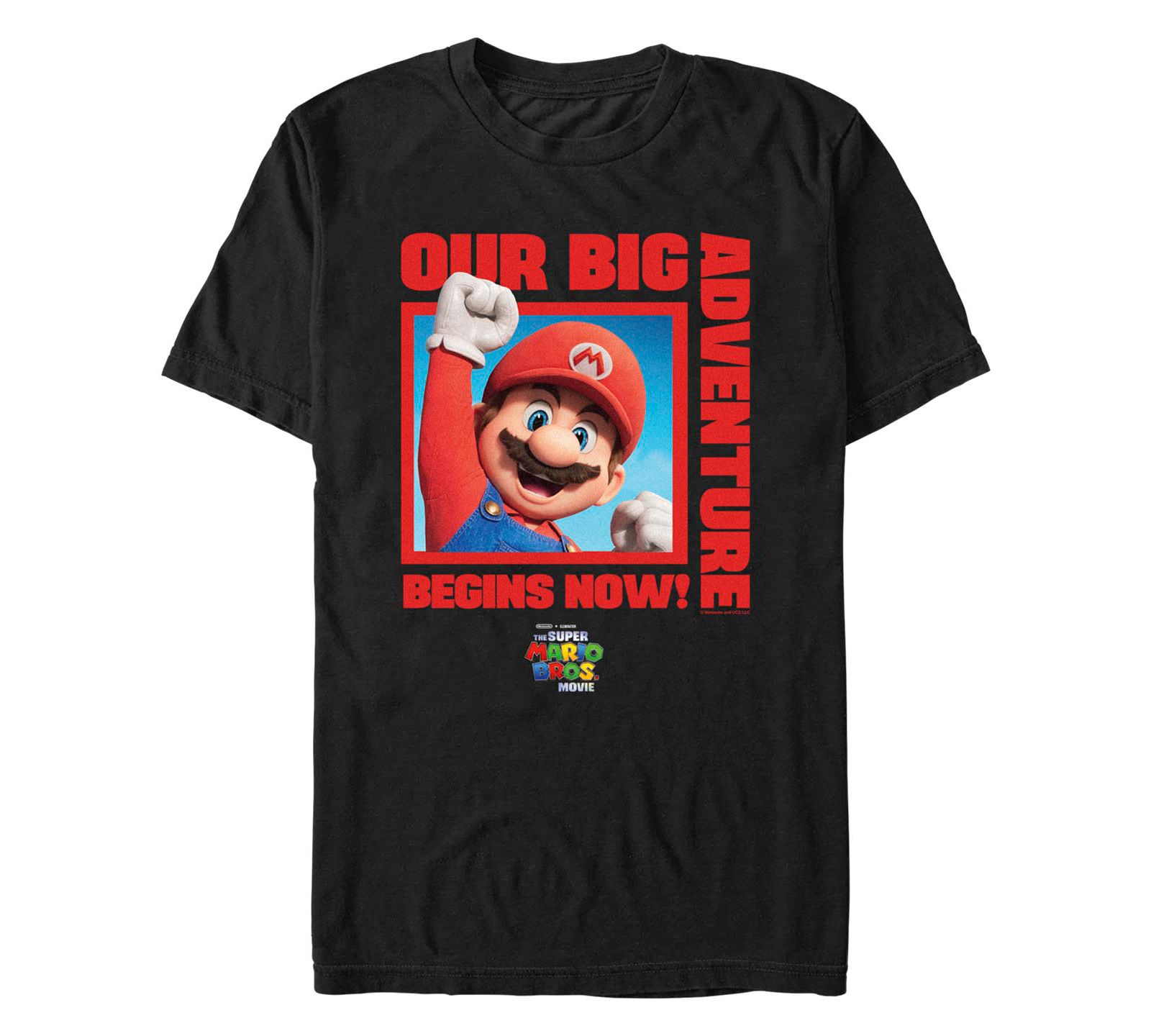 Мужская футболка Fifth Sun Men's Mario Big Adventure Square Short Sleeve T-shirt