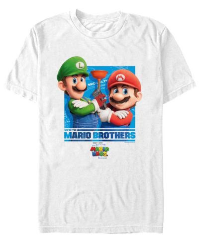 Fifth Sun Men's The Mario Brothers Short Sleeve T-shirt