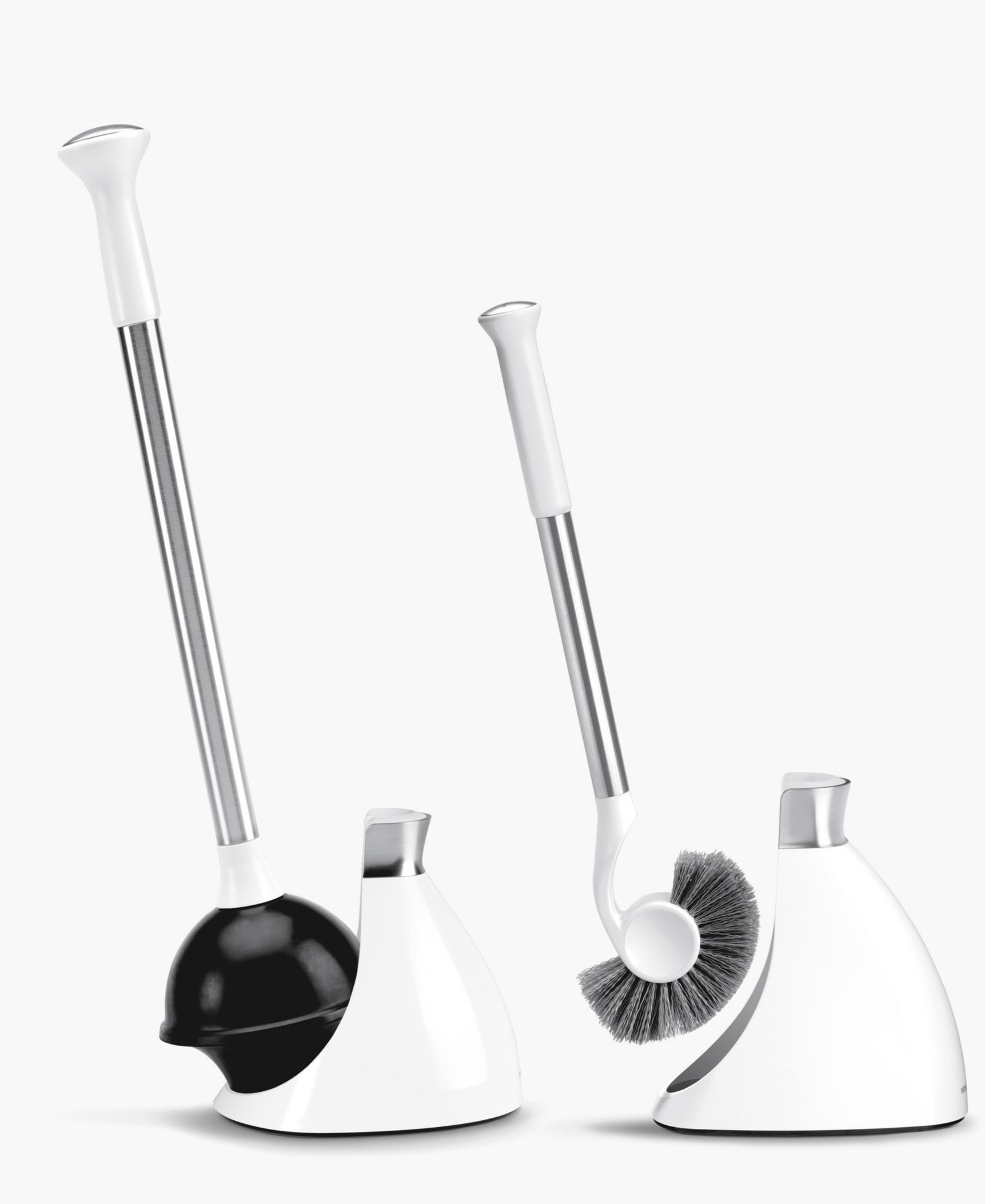Simplehuman Набор для унитаза: вантуз и щетка с магнитным держателем