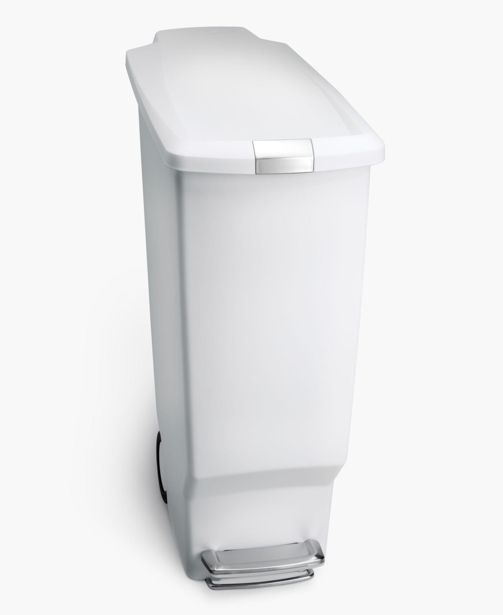 Simplehuman 40 Liter Plastic Slim Rectangular Step Kitchen Trash Can