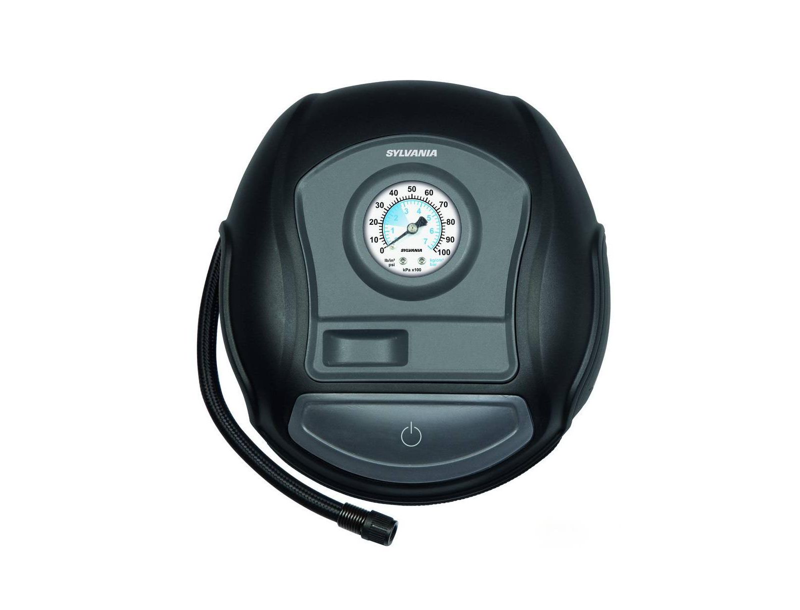 Sylvania Portable Analog Dial Gauge Tire Inflator