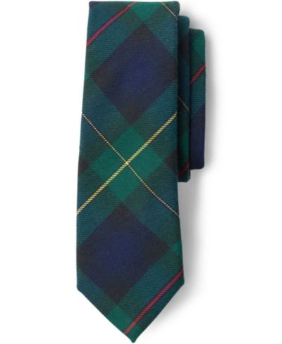 Lands' End School Uniform Kids Plaid To Be Tied Tie