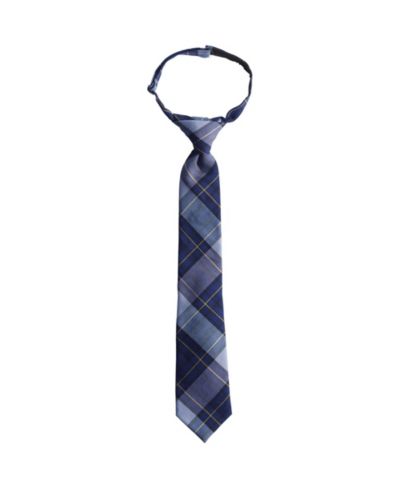 Classic navy plaid