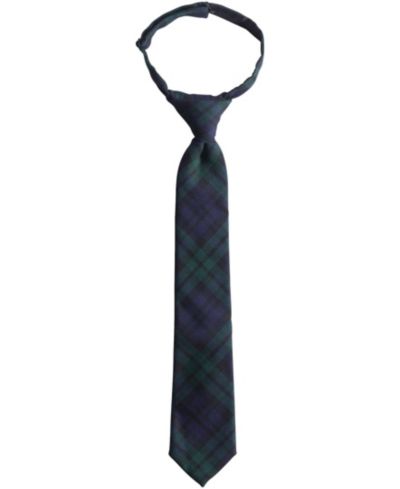 Classic navy/evergreen plaid
