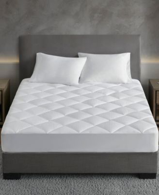Croscill Signature Dobby Cotton Water-Resistant Mattress Pad, Queen