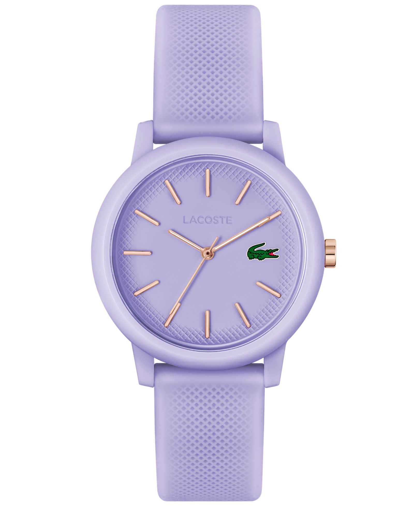 Часы Lacoste Unisex L.12.12 Lavender Silicone Strap 36mm