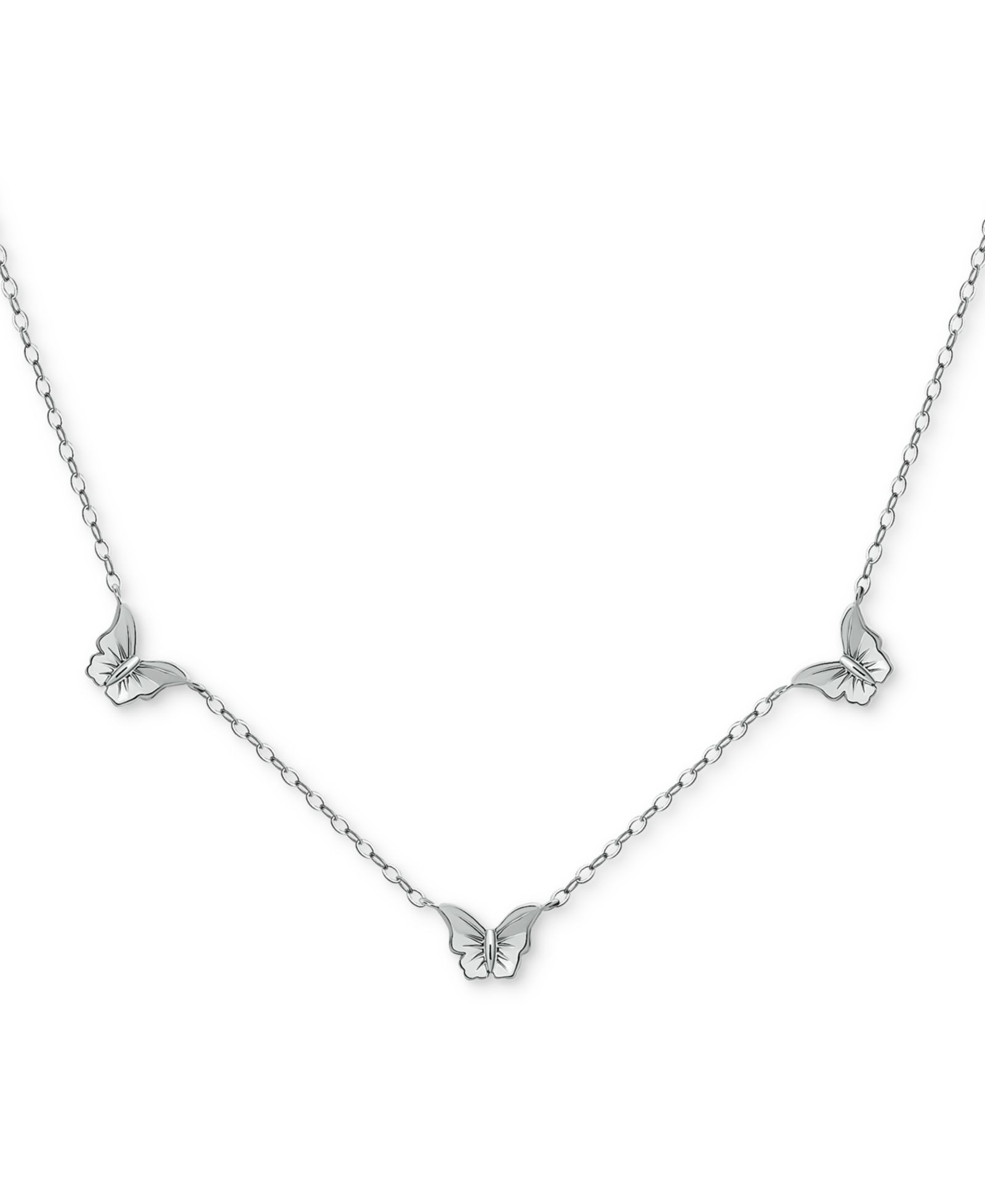 Ожерелье Giani Bernini Butterfly Trio Collar, 16" + 2" extender