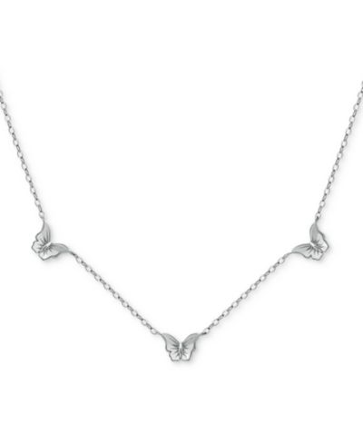 Ожерелье Giani Bernini Butterfly Trio Collar, 16" + 2" extender