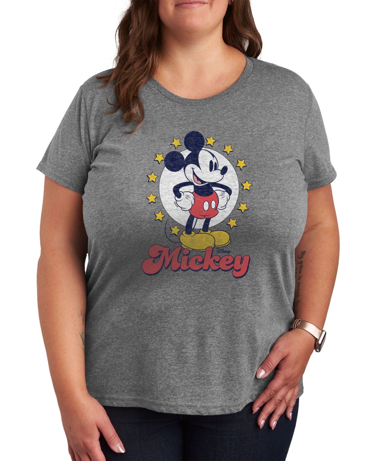 Футболка Hybrid Apparel Plus Size Mickey Mouse Graphic