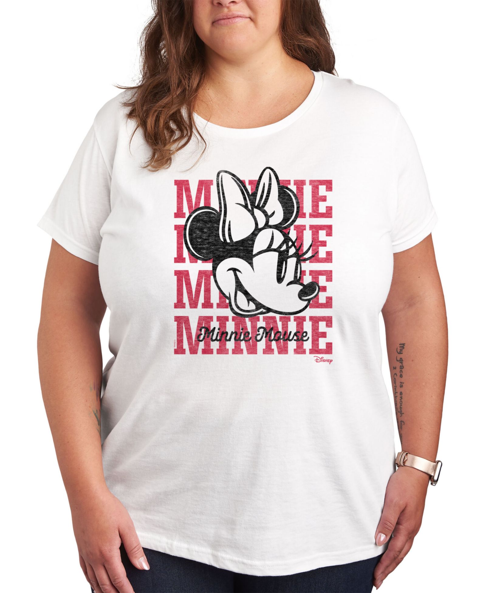 Футболка Hybrid Apparel Minnie Mouse с графическим принтом Plus Size