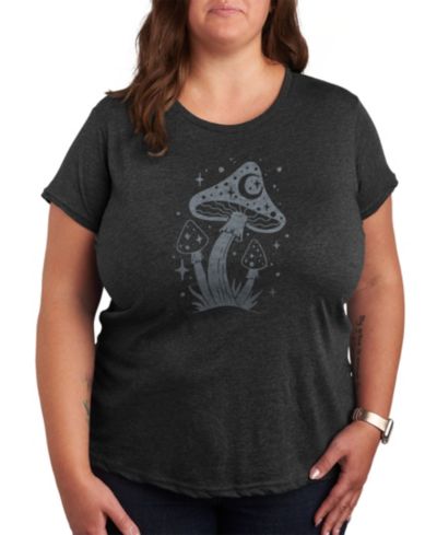 Футболка Hybrid Apparel Trendy Plus Size Mushroom Graphic