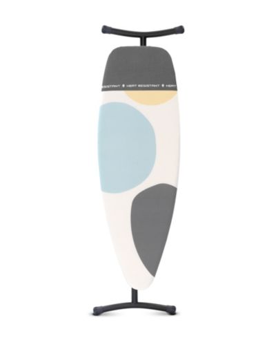 Гладильная доска Brabantia D, 53" x 18", 135 x 45 см с термостойкой зоной для утюга, черная