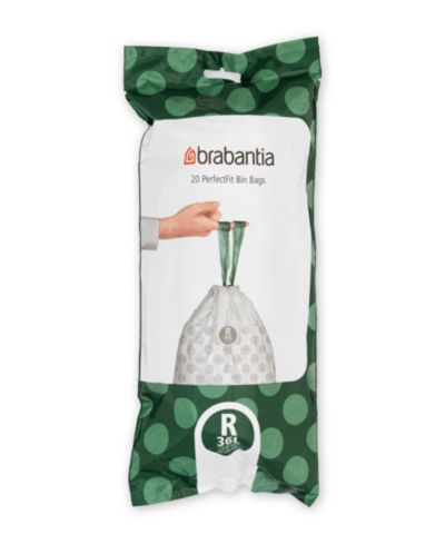 Brabantia пакеты для мусора PerfectFit, Code R, 9.5 Gallon, 36 Liter, 120 шт