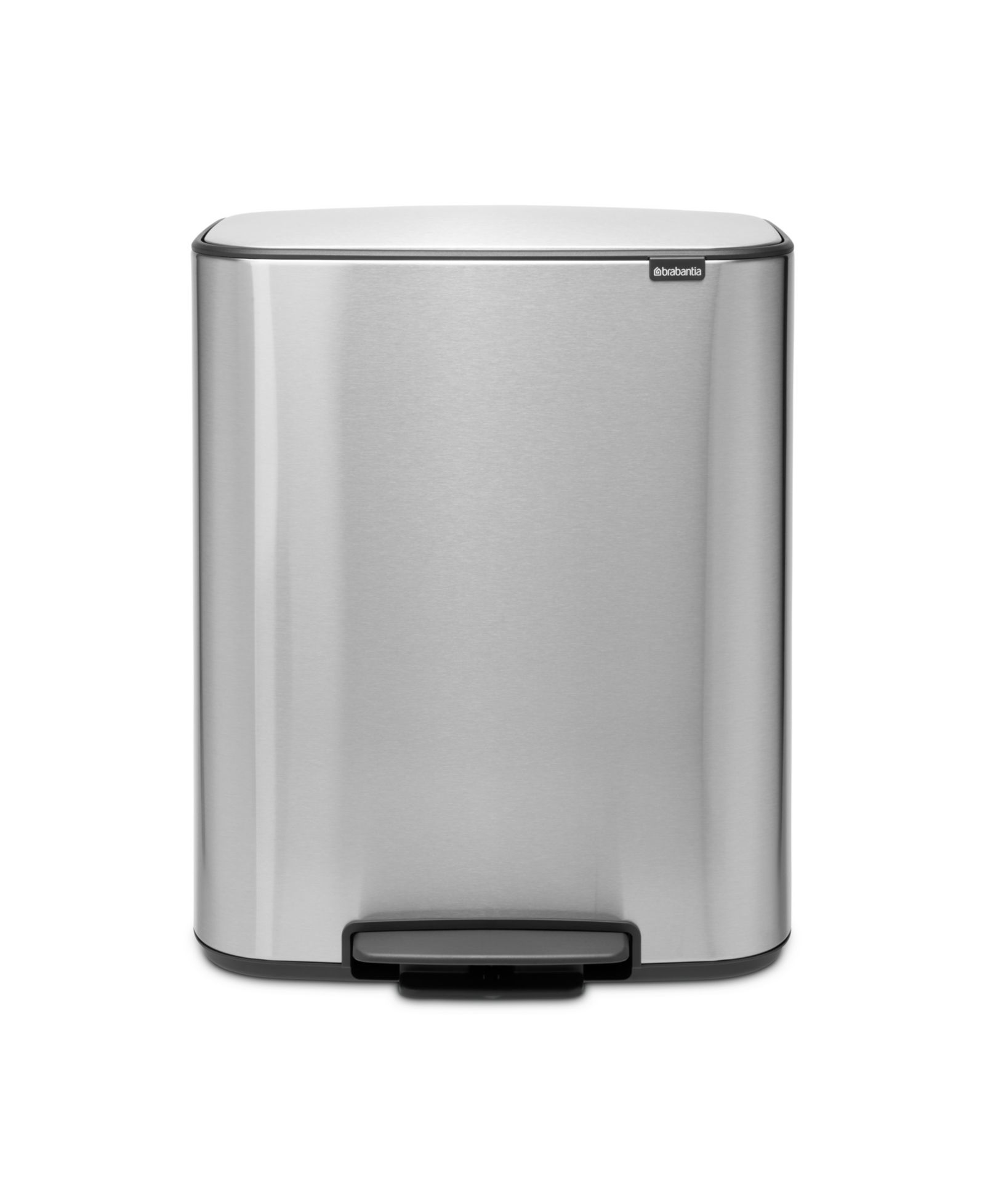 Bo Step on Dual Compartment Trash Can, 2 x 8 Gallon, 2 x 30 Liter