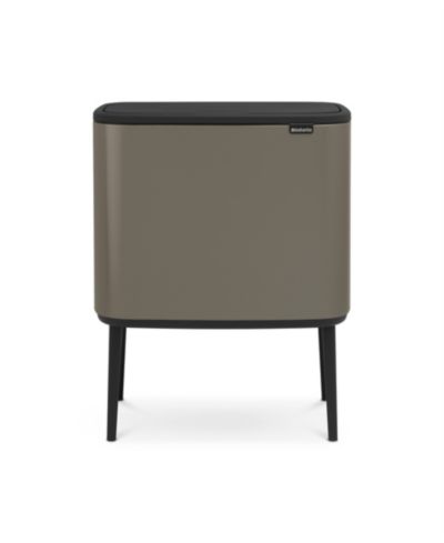 Мусорное ведро Bo Touch Top с двумя отделениями, 3 plus 6 Gallon, 11 plus 23 Liter
