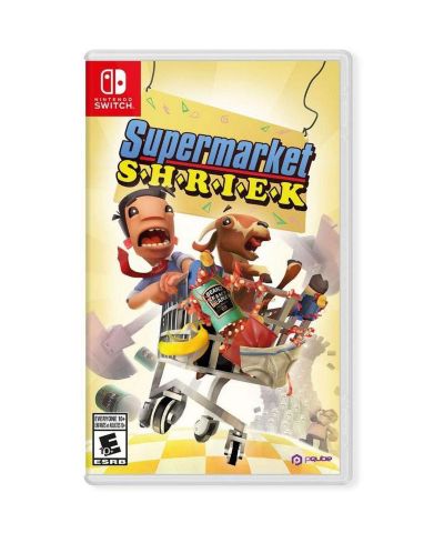 Pqube Supermarket Shriek Kart Racing Couch Co-Op Standard Edition Nintendo Switch