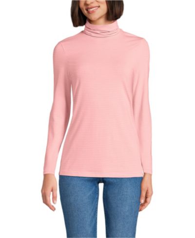 Sunset coral pink thin stripe