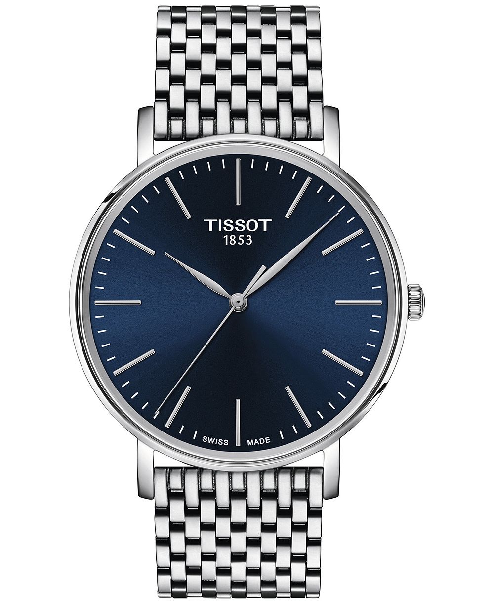 Tissot Men's Swiss Everytime Stainless Steel Bracelet Watch 40mm