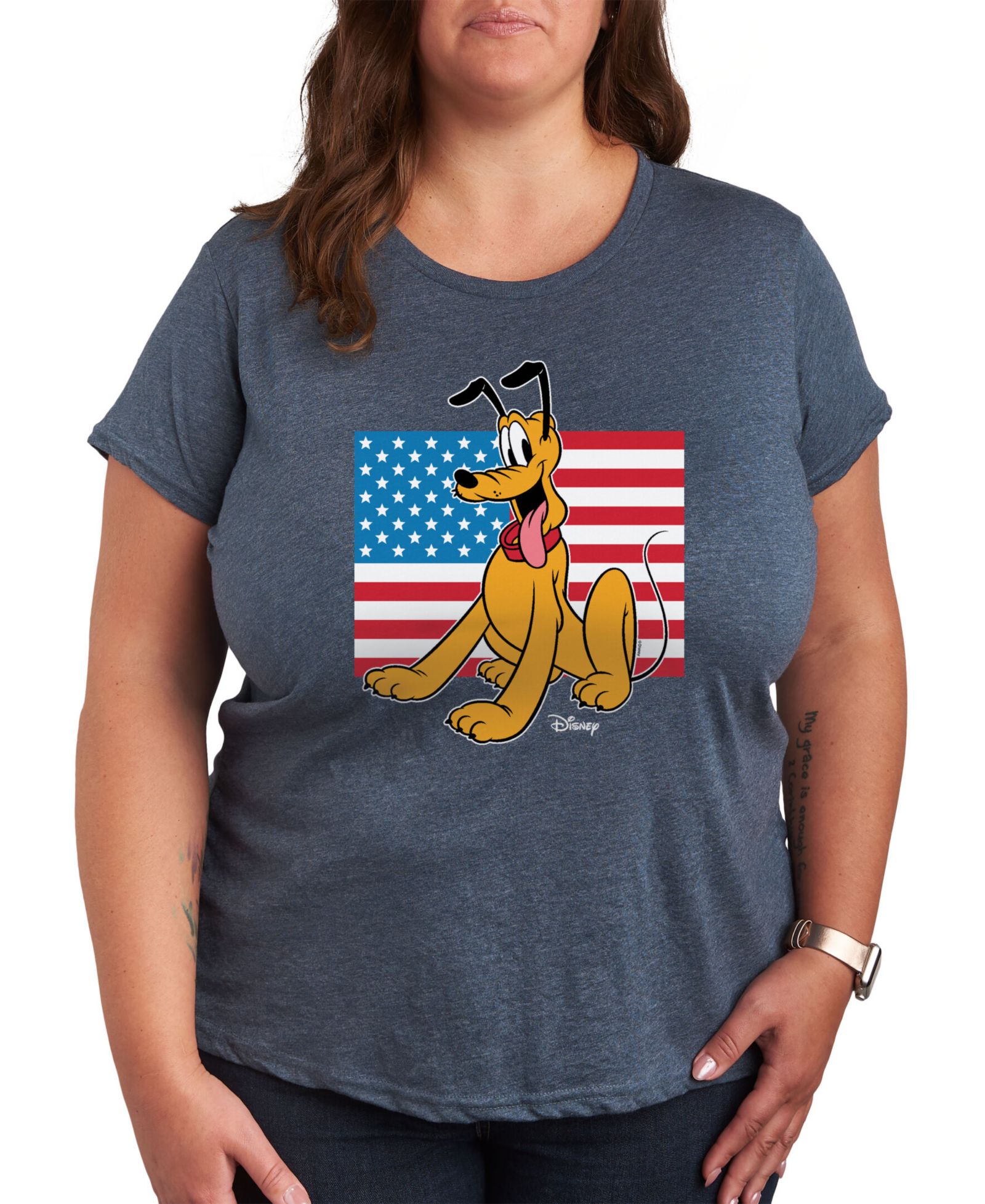 Hybrid Apparel Модная футболка Pluto Plus Size